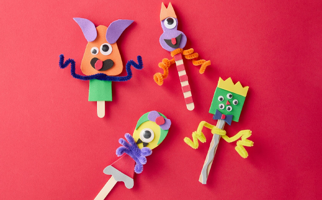 Michaels Monster Bookmarks