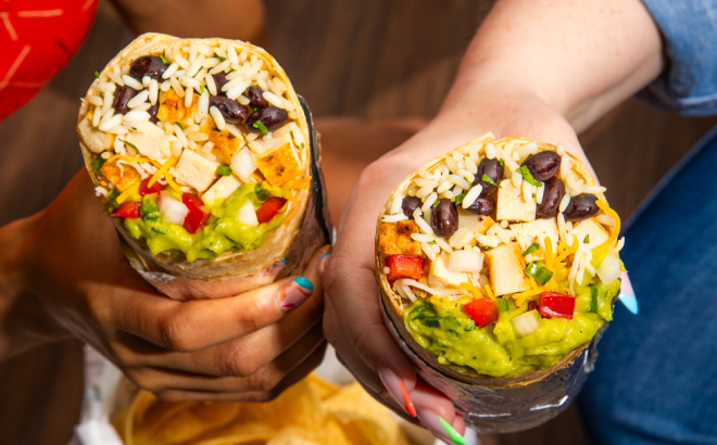 Moes Southwest Grill Burritos