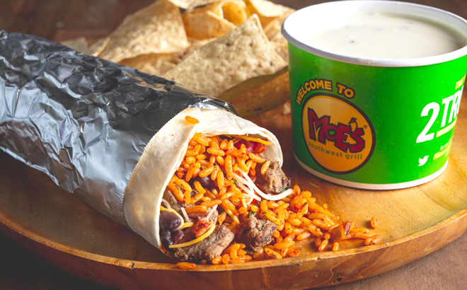 Moes Southwest Grill Food