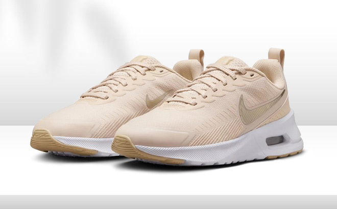 Nike Air Max Nuaxis Womens Running Shoes on the Table