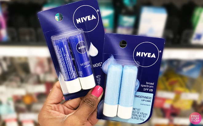 Nivea Lip Balms 2 Pack