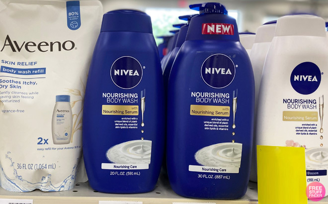 NIVEA Nourishing Body Wash on Shefl