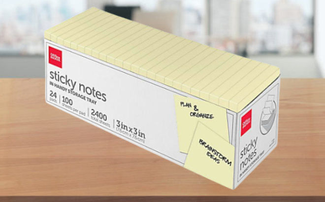 Office Depot Sticky Notes 24 Pack