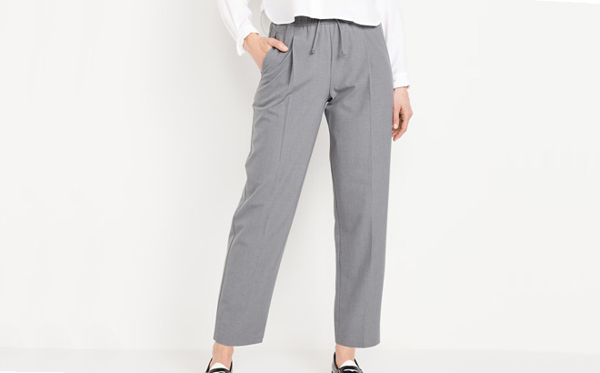 Old Navy High Waisted Bille Straight Ankle Trouser