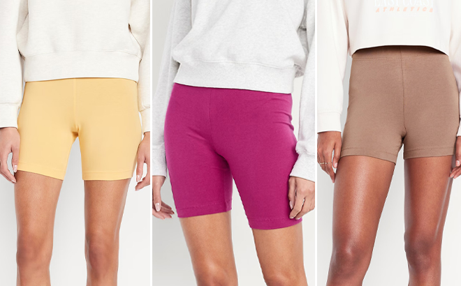 Old Navy Womens Biker Shorts