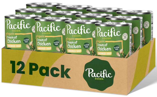 Pacific Foods Organic Cream of Chicken Soup 12 Pack