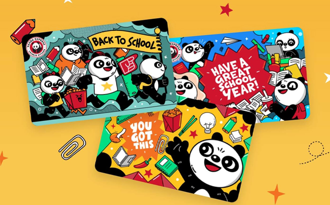 Panda Express Back To School Gift Cards