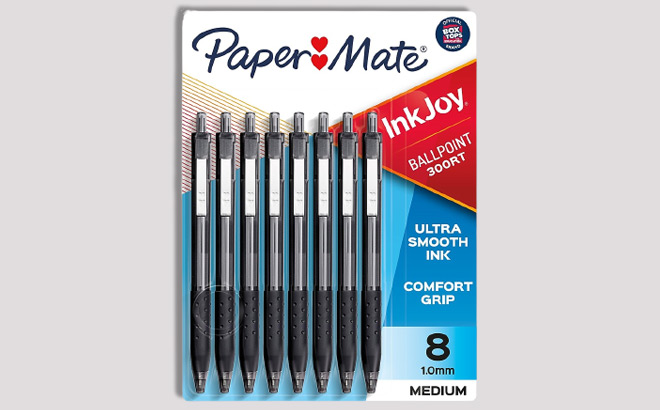 Paper Mate Retractable Ballpoint Pen 8 Pack