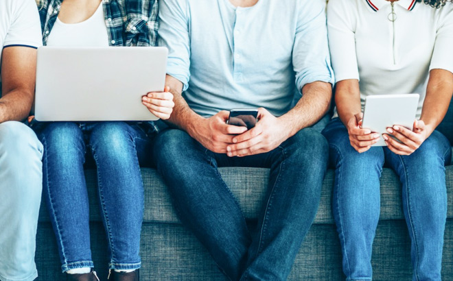 People Using Their Devices