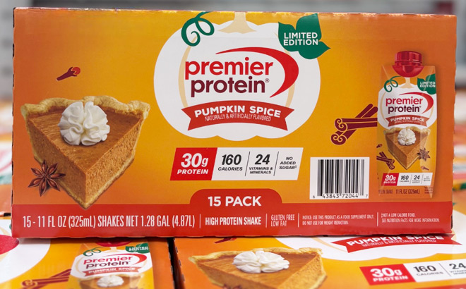 Premier Pumpkin Spice Protein Shake 15 Pack