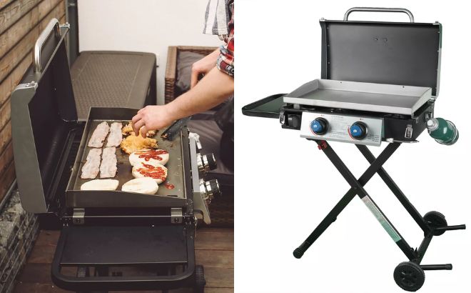 Razor Griddle 19 Inch Portable 1 Burner LP Propane Gas Grill
