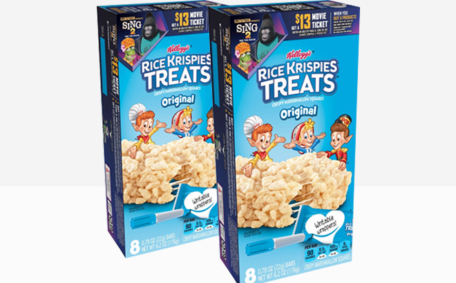 Rice Krispies Treats Marshmallow Snack Bars