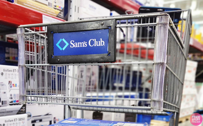 Sams Club Shopping Cart in Store