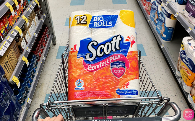 Scott Toilet Paper in the Cart