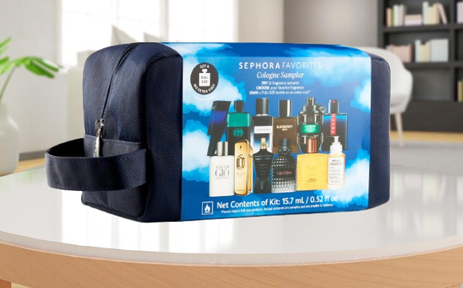 Sephora 12 Piece Mens Cologne Sampler Set with Voucher
