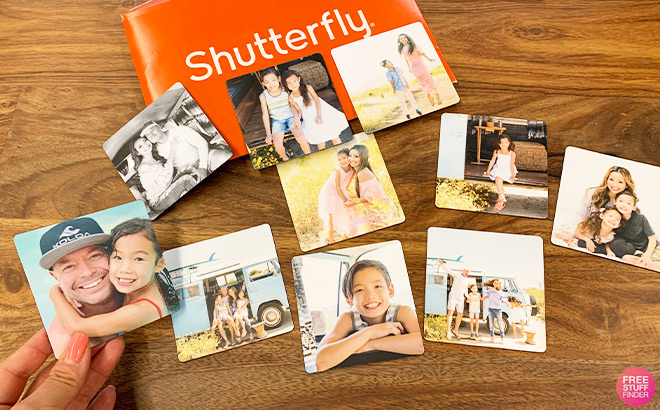 Shutterfly Photo Magnets on the Table