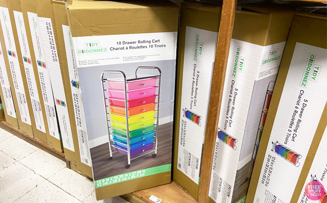10-Drawer Rolling Cart $24.99 Each at Michaels