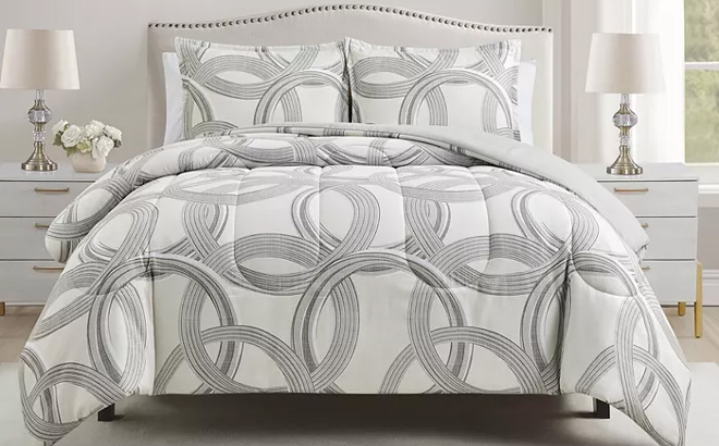 Sunham Rings 3 Piece Comforter Set