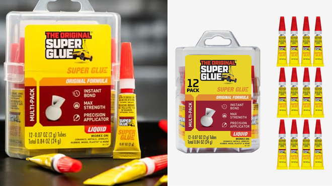 Super Glue 12 Pack