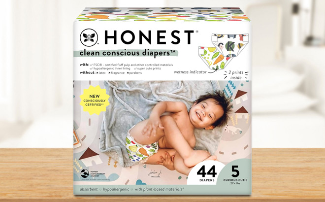 The Honest Company 44 Count Clean Conscious Diapers