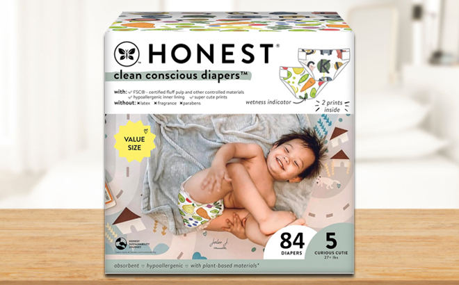 The Honest Company Clean Conscious Diapers 84 count size 5