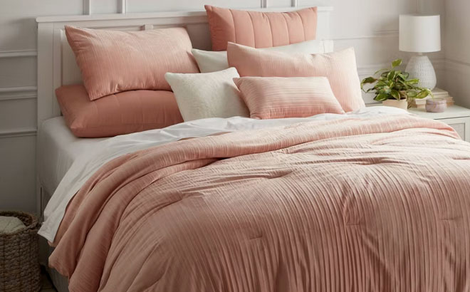 Threshold 8 Piece Luxe Velvet Comforter Set
