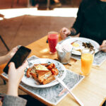 Two Dinner Plates on a Table