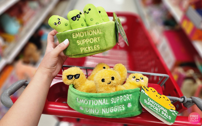 Two Emotional Support Stuffed Plushies
