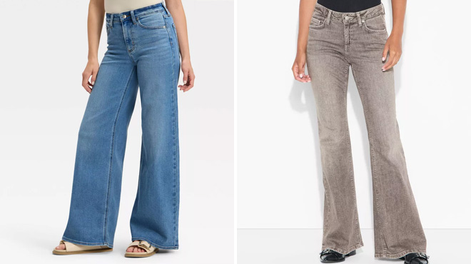 Universal Thread Womens High Rise Wide Leg Jeans