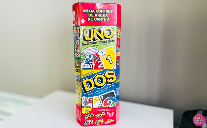 UNO Card Game Pack on a Table
