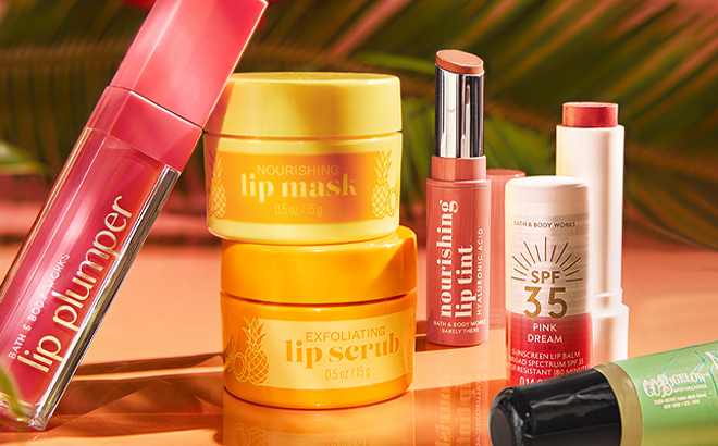 Various Bath & Body Works Lip Care Products