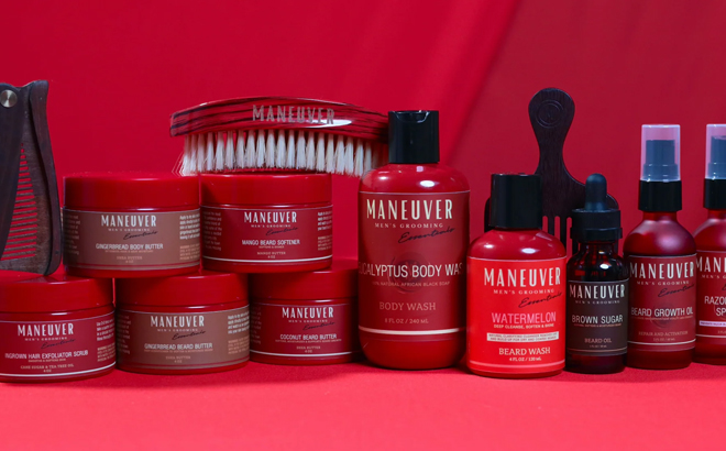 Various Maneuver Mens Grooming Products
