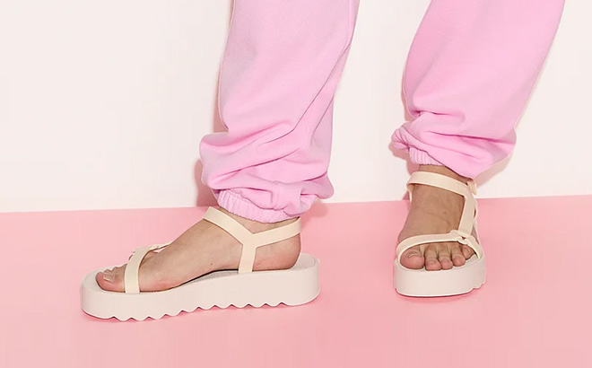 Victorias Secret PINK Strappy Platform Sport Sandals