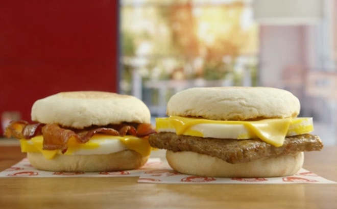 Wendys Breakfast Biscuit Sandwiches