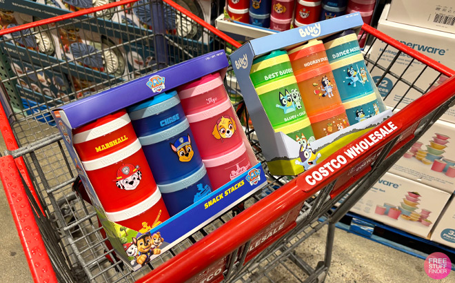 Whiskware Bluey and Paw Patrol Snack Stacks 3 Pack