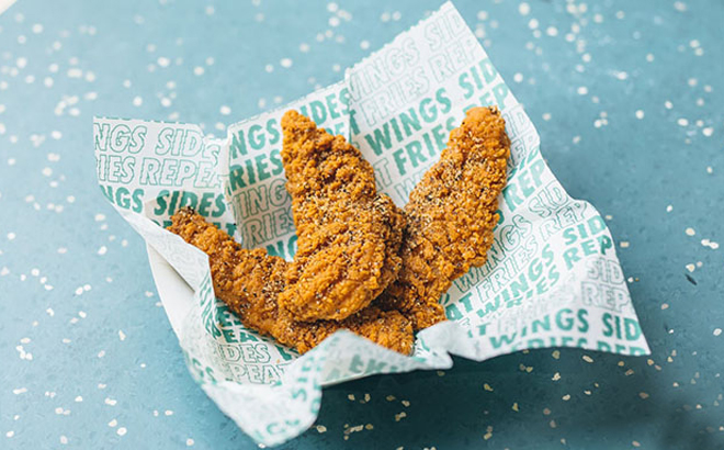 Wingstop Tenders on a Plate