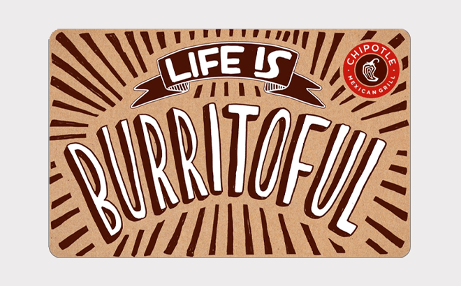 10% Off Chipotle Gift Cards at Best Buy